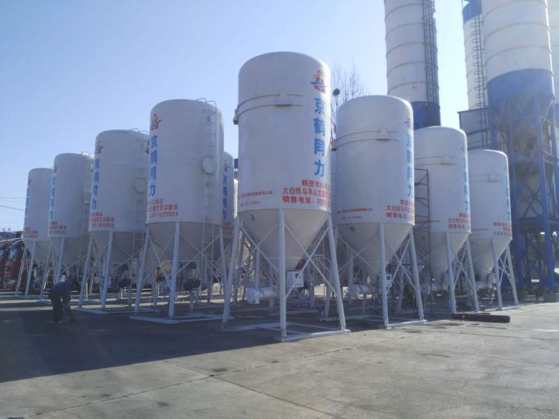 連續(xù)式干混砂漿攪拌機(jī)及儲(chǔ)料罐
