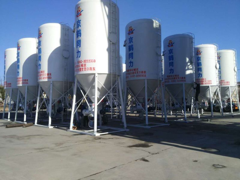 連續(xù)式干混砂漿攪拌機及儲料罐