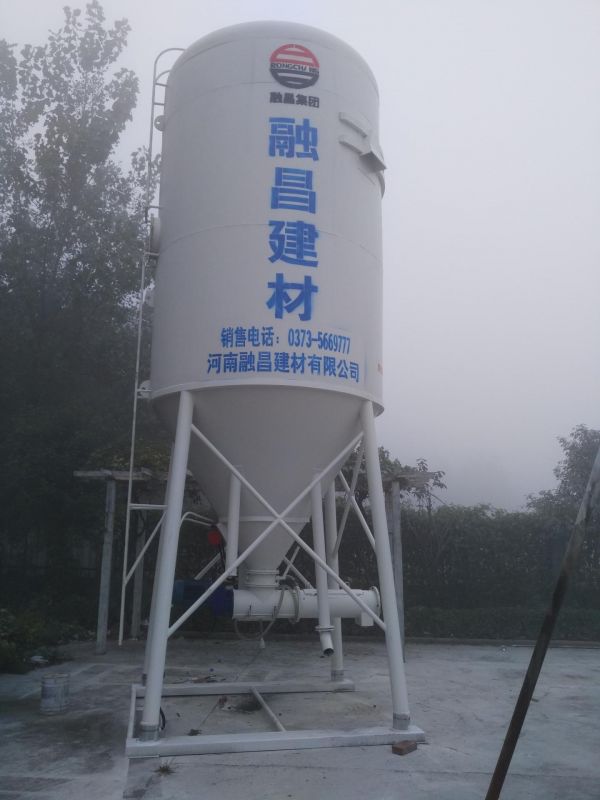 連續(xù)式干混砂漿攪拌機及儲料罐