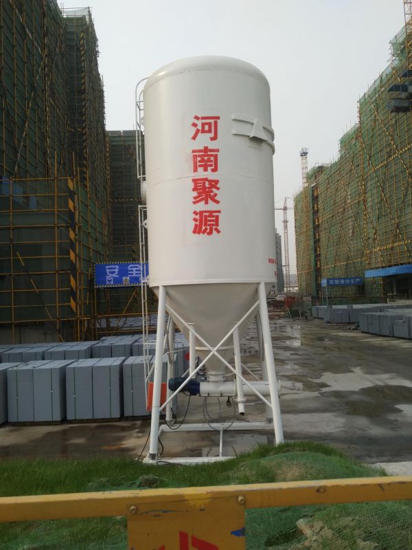 連續(xù)式干混砂漿攪拌機及儲料罐